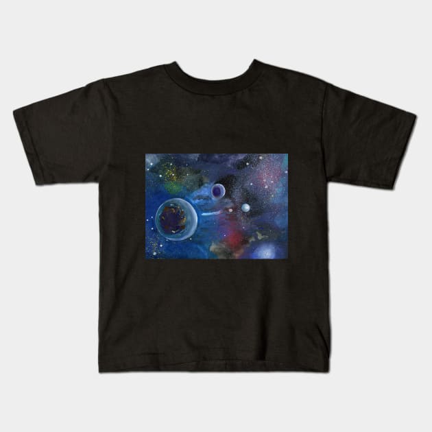 The Blue Planet Kids T-Shirt by Irina_Reznikova